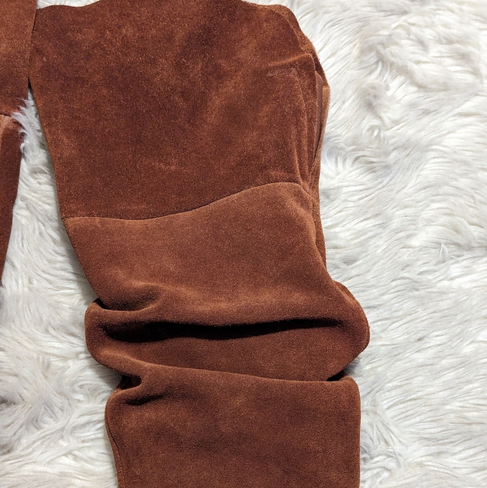 Final Price Kristin Cavallari Calissa OTK Slouch Suede Boots in Ginger Velvet - Picture 8 of 16